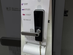 ล็อคประตูสมาร์ท ไม่มีกุญแจ NFC/IC Card Unlock Touchscreen Keypad โรงแรม APP