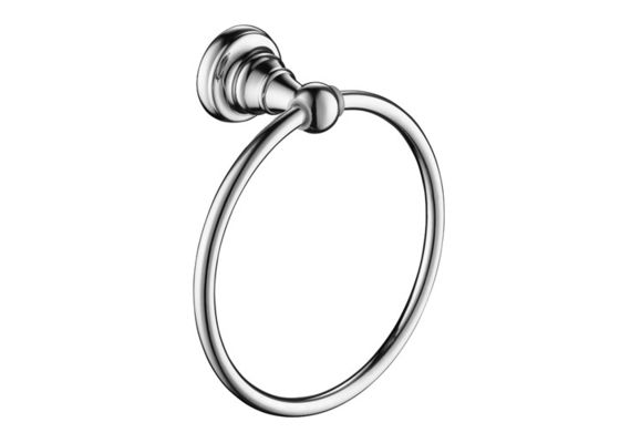 เงินที่ทันสมัย Towel Ring Holder ทองแดง อุปกรณ์เสริมห้องน้ํา