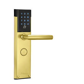 Electroinc โกลด์ล็อคประตู เปิดด้วยรหัสผ่านหรือกุญแจกลไก