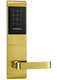 PVD ทอง ล็อคประตูอิเล็กทรอนิกส์ เปิดด้วยรหัสผ่านหรือการ์ด Emid