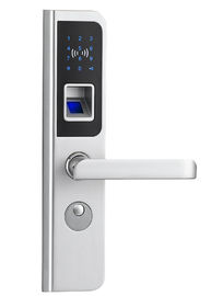 รูปลายนิ้วมือดิจิตอล Biometric ล็อคประตูอิเล็กทรอนิกส์ 60mm Backset 68mm ระยะทางกลาง