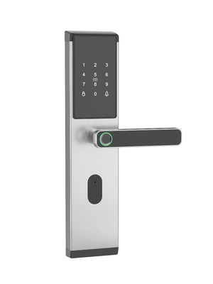 Home Security Smart Door Lock With Remote Access Voice Control ผู้ใช้งานผู้บริหารคนหนึ่ง