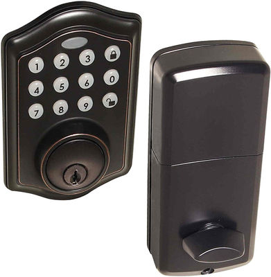 OEM สังกะสีซิงค์ Keyless Electronic Keypad Deadbolt Lock หลายสี