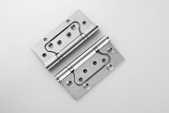 ความยืดหยุ่น ประตูล็อคฮาร์ดแวร์ Bi - Fold Door Hinge Satin Stainless Steel 4x3