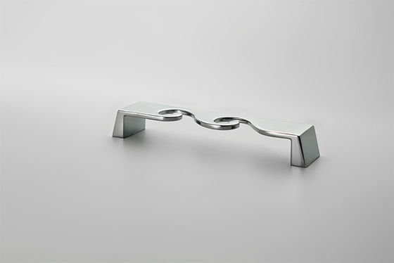 Chrome สีตู้ตู้เสื้อผ้ามือประตูสําหรับตู้เครื่องเฟอร์นิเจอร์