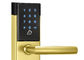 Electroinc โกลด์ล็อคประตู เปิดด้วยรหัสผ่านหรือกุญแจกลไก