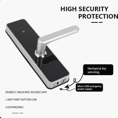 ล็อคประตูสมาร์ท ไม่มีกุญแจ NFC / IC Card เปิดคีย์พัดจอสัมผัส