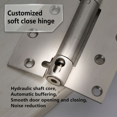 การปิดตัวเอง Hinge 4 " 5 " 6 " นุ่มปิดประตูสปริง Hinge สแตนเลส