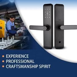 สี Bluetooth WiFi RFID ล็อคสมาร์ทไร้กุญแจ สําหรับอพาร์ทเมนต์ บ้านประตูเข้าประตูห้อง