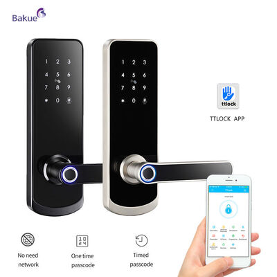 ไฟ 60 นาที Bluetooth การเชื่อมต่อ Bluetooth ประตูล็อค Powered by 4pcs AA แบตเตอรี่แอลคาไลน์ ระบบควบคุมการเข้าถึงสําหรับอาคารที่สมาร์ท