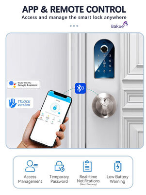Smart Digital Door Lock Core WiFi Remotely Control Smart Door Lock for Access Management