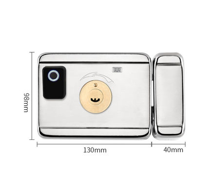 โบลูทูธ Keyless Biometric Fingerprint ติดประตู Deadbolt ล็อคกันน้ํา