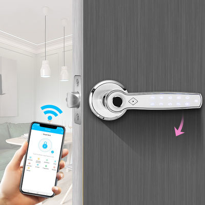 TTlock Fingerprint Bluetooth Smart Lock Keyless จานสกัดสแตนเคิล
