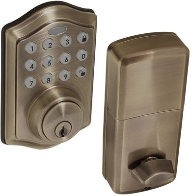 OEM สังกะสีซิงค์ Keyless Electronic Keypad Deadbolt Lock หลายสี