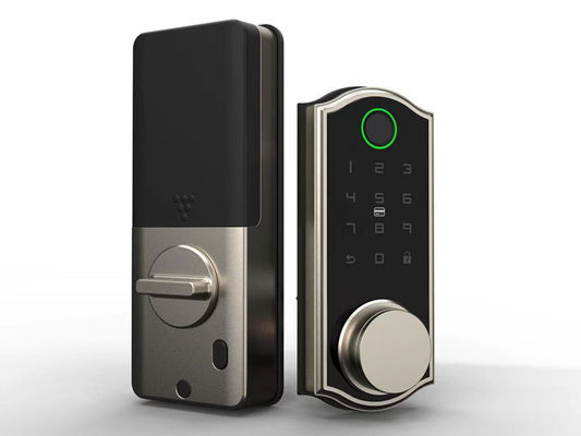 กํากับระยะไกลสมาชิกประตูล็อค Deadbolt 4pcs แบตเตอรี่ AA สําหรับประตูไม้