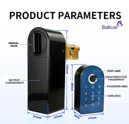 อุปกรณ์รักษาความปลอดภัย Smart Digital Door Lock Core BKA01 สําหรับธุรกิจและการใช้งานในบ้าน